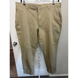 Duluth Trading Co. Men Khaki Dress Pant 40x30 Flex Ballroom Straight Fit Cargo